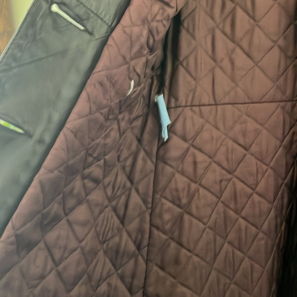 VINTAGE stunning burgundy deep red wine leather duster jacket 1970s - Picture 6 of 9